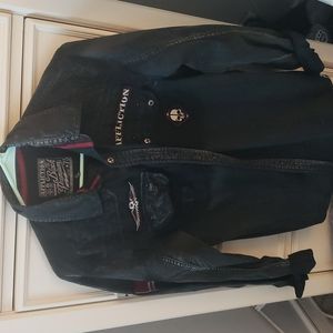 AFFLICTION Black Premium men's button shirt .